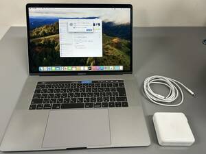 MacBook Pro 15-inch A1990 MV9０2J/A 2019 Corei7/16gb/256GB　スペースグレイ