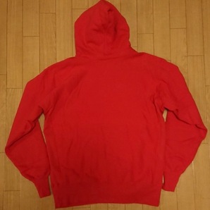 True To Archives 復刻 チャンピオン スウェットパーカー スカーレット Champion Sweat Parka Size L C3-Q132 Red Scarlet 赤の画像5