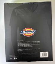 新品 4枚組 L ★ Dickies ディッキーズ メンズ Vネック 半袖 Tシャツ ホワイト 白 無地 コットン 綿 インナー 大きいサイズ Lサイズ セット_画像4