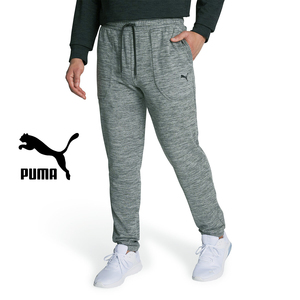 新品 2XL ★ PUMA プーマ メンズ スウェット パンツ グレー US-XL 裏起毛 テーパード ジョガー キャット ロゴ ストレッチ スポーツ ウェア