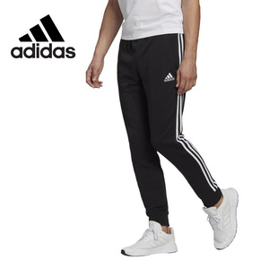  новый товар M * adidas Adidas мужской тренировочный брюки 31391 GK8831 черный Esse n автомобиль ruz French Terry 3 полоса бегун 