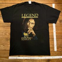 BOB MARLEY Tシャツ LEGEND JAH LION ジャーライオン　ZION ROOTSWEAR sizeＬ　2000年製　56 hope road Music Ltd official license_画像1