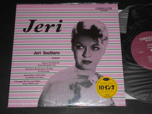 １０インチ・デッドストック・新品！Jeri/Jeri Southern（Candlelite 日本盤 Norma再発）