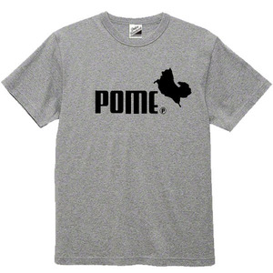 【パロディ灰XL】5ozポメラニアン犬Tシャツ面白いおもしろうけるネタプレゼント送料無料・新品