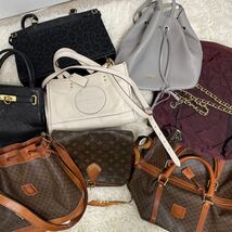 1円まとめ　VUITTON ヴィトン　PRADA プラダ　CELINE セリーヌ　フルラ　コーチ　ハンドバッグ　トートバッグ　チェーンショルダーバック　_画像1