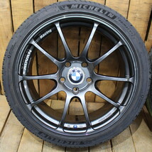 YOKOHAMA ADVAN アドバンレーシング RZ 18インチ 8J+45 PCD120 ミシュラン プライマシー4 225/40R18 タイヤ ホイール 4本SET BMW F20 他_画像3