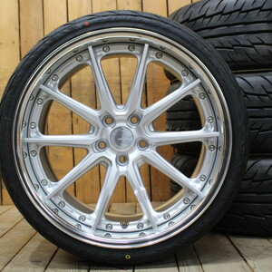 ヴェルファイア アルファード 他 WORK ワーク GNOSIS グノーシス AE201 20インチ 9J+35 バリ溝 255/30R20 タイヤ ホイール 4本SET