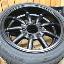 200系 ハイエース オーバーフェンダーサイズ 17インチ 8.5J+19 ファブレス MC-9 ワイド 205/50R17 ナット付 新品 タイヤ ホイール 4本SET_画像4