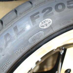 200系 ハイエース オーバーフェンダーサイズ 17インチ 8.5J+19 ファブレス XR-6ワイド 205/50R17 ナット付 新品 タイヤ ホイール 4本SETの画像6