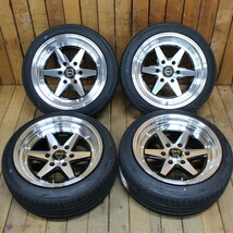 200系 ハイエース オーバーフェンダーサイズ 18インチ 9J+25 ファブレス XR-6 ワイド 225/45R18 新品 タイヤ ホイール 4本SET_画像2