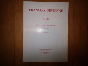  музыкальное сопровождение franc sowa*do vi enn три слоя . искривление Trioni короткий style Op.61 No.6mjika*lala выпускать часть .( флейта кларнет фагот ) MR2100