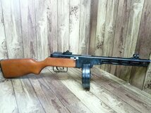 ☆ジャンク扱♪メカ作動ok～撃てます♪S&T PPSH-41 ペペーシャ 木ストリアルウッド フルメタル ブローバック電動ガン WWⅡ管理/R277☆_画像6