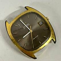 1円~【実動】オメガ OMEGA デビル DeVille Cal.1002 Ref.162045 自動巻き メンズ腕時計 ブラウン系文字盤 デイト 3針 G131870_画像2