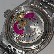 1円~【不動】ロレックス ROLEX オイスターパーペチュアル デイト Cal.2030 Ref.6917 自動巻き レディース腕時計 シルバー文字盤 ３針 KJ_画像9