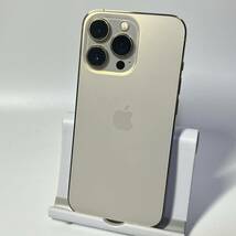 1円~【初期化済み】Apple iPhone 13 Pro 256GB ゴールド MLUQ3J/A SIMフリー ACロック解除済み バッテリー最大容量84% 本体のみ ZS_画像1