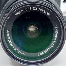 1円~【通電確認済】ニコン Nikon D3300 AF-S DX NIKKOR 18-55mm 1:3.5-5.6G VR Ⅱ デジタル一眼レフカメラ レンズ 付属品あり YT_画像3