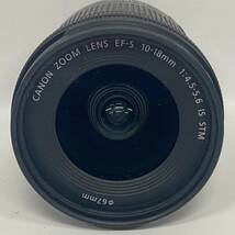 1円~【動作未確認】キャノン Canon ZOOM LENS EF-S 10-18mm 1:4.5-5.6 IS STM IMAGE STABILIZER 一眼カメラ用 レンズ 付属品あり G142770_画像3