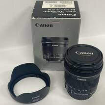 1円~【動作未確認】キャノン Canon ZOOM LENS EF-S 10-18mm 1:4.5-5.6 IS STM IMAGE STABILIZER 一眼カメラ用 レンズ 付属品あり G142770_画像1