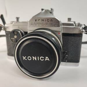 1円~【動作未確認】コニカ KONICA AUTOREX HEXANON 1:1.8 f=52mm 一眼レフ フィルムカメラ 単焦点レンズ ストラップ付き G180018