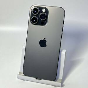 1円~【保証期間有】Apple iPhone 14 Pro Max 256GB スペースブラック MQ9A3J/A SIMフリー ACロック解除済 バッテリー最大容量96% GK-70115