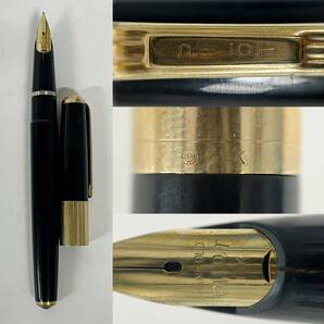 1円~【27点】万年筆 ボールペン シャーペン まとめ売り MONTBLANC PARKER PILOT SHEAFFER CROSS 等 ケース SV925 ペン先 14K 刻印有 YTの画像4