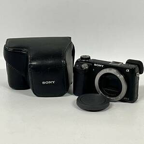 1円~【通電確認済】ソニー SONY α NEX-6 ミラーレス一眼カメラ ボディ 付属品あり G152823の画像1