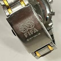 1円~【実動】CASIO カシオ クロノグラフ WEF-506WC 2006年 FIFAワールドカップモデル クォーツ メンズ腕時計 黒文字盤 デイト G122932_画像6
