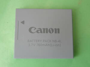 ◆NB-４Lキャノン純正充電池 新品同然の立派に使える中古.美品 ◆