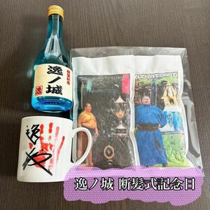 逸ノ城　断髪式　記念品　大相撲　日本酒　マグカップ