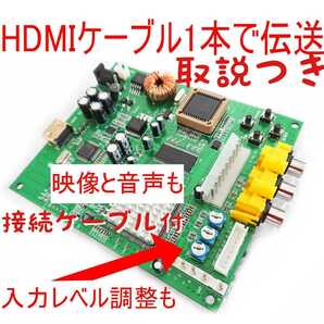 アップスキャンコンバーター RGBとコンポーネントも音声信号もHDMIへ変換 アーケードゲーム機等JAMMA基板に最適 アプコン15Khz入力対応