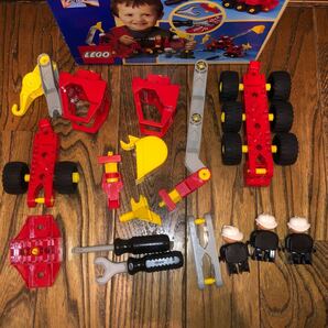 LEGO レゴ duplo デュプロ ブロック 車 工事車両 キット 3歳以上 おもちゃ 男の子 知育玩具 一部部品欠損あり 箱付き 中古品 tn3030の画像6