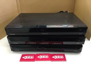 TOSHIBA 東芝 ブルーレイディスクレコーダー D-BZ500x2台 D-BZ510x1台　ジャンク⑤