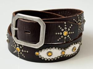 HTC studs belt 34 Hollywood Trading Company Hollywood Trading Company leather 