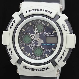 1円 保/箱付 カシオ G-SHOCK AW-571 QZ アナデジ 1ERT メンズ腕時計 JNM 0583000