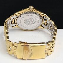 1円 稼働 良品 タグホイヤー QZ セル S04.713M デイト 2TOT 腕時計 アイボリー文字盤 ボーイズ/メンズ腕時計 YUM 0662200_画像4