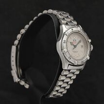 1円 タグホイヤー QZ 962.208-2 プロフェッショナル200M シルバー文字盤 デイト メンズ腕時計 OMI 3239000 3NBG1_画像2