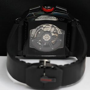 1円 ギャラ/箱付 クストス エヴォスクエア 003/150 AT 黒文字盤 CVE50-CHR-HF BST 2NBT メンズ腕時計 OGH 5200140の画像4