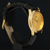 1円 QZ セイコー V701-1920 ゴールド文字盤 メンズ腕時計 OKZ 5982000 3APY_画像2