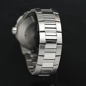 1円 稼働 AT 美品 IWC シャフハウゼン アクアタイマー 200M 3500865 黒文字盤 デイト メンズ腕時計 KRK 0001320 3RKTの画像3