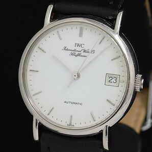 1円 稼働 良品 IWC ポートフィノ IW351318 AT/自動巻き 白文字盤 メンズ腕時計 OGH 5253600 3NBTの画像1