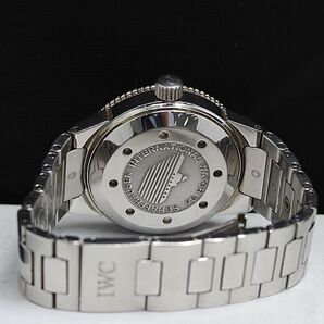 1円 稼働 良品 IWC アクアタイマー 1W353602 AT 黒文字盤 2000ｍ デイト メンズ腕時計 OGH 5044710 3PRTの画像4