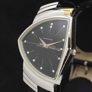 1 иена Операция Гамильтон 6109 Black Dial QZ Men's Watch NSY 5996100 3APT