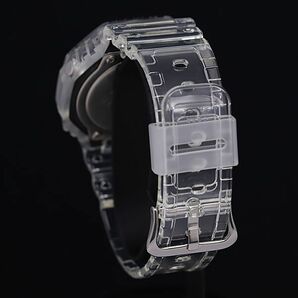 1円 箱付 稼動 美品 カシオ Gショック GA-2100SKE QZ 黒文字盤 トリプルカレンダー デジアナ メンズ腕時計 OGI 2000000 3NBG2の画像3