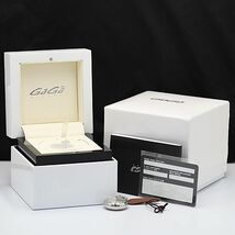 1円 保/箱付き 稼働 良品 ガガミラノ 7000 QZ シェル文字盤 懐中時計 OGH 2000000 3NBG2_画像5