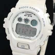 1円 稼働 良品 QZ カシオ G-ZX GZX-690LV 20周年モデル ホワイト デジタル文字盤 レディース腕時計 OKZ 2000000 3NBG2_画像1