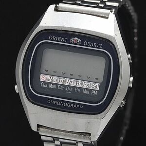 1円 オリエントG6111070-40 デジタル文字盤 QZ メンズ腕時計 NSY 2000000 3NBG2