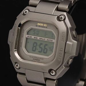 1 jpy operation Casio G shock MR-G MRG-110T titanium QZ digital face men's wristwatch KTR 2213000 3PRY