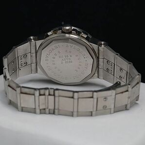 1円 ブルガリ AT/自動巻き ディアゴノ CH35 スポーツ クロノグラフ ラウンド デイト 白文字盤 メンズ腕時計 INB 0020900 3BKTの画像4