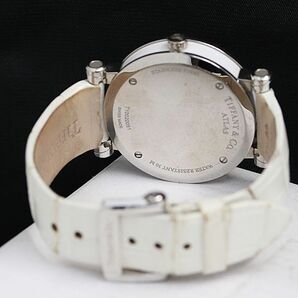 1円 保付 稼動 良品 ティファニー アトラス Z1301.11.11A20A71A QZ 白文字盤 デイト メンズ腕時計 OGH 0912300 3YBTの画像4