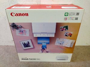 新品未開封 保管品 CANON インクジェットプリンター PIXUS/ピクサス TS6330WH ホワイト 5色独立インク スマホからかんたんプリント